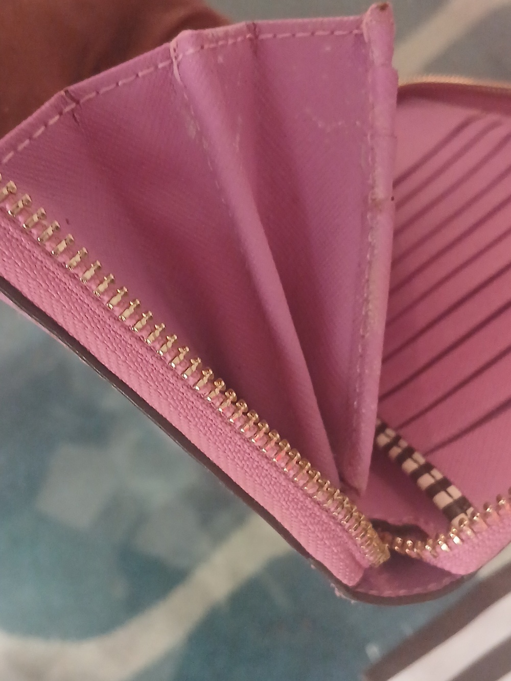 henri bendel pink grommet tote with matching wallet - Picture 13 of 16